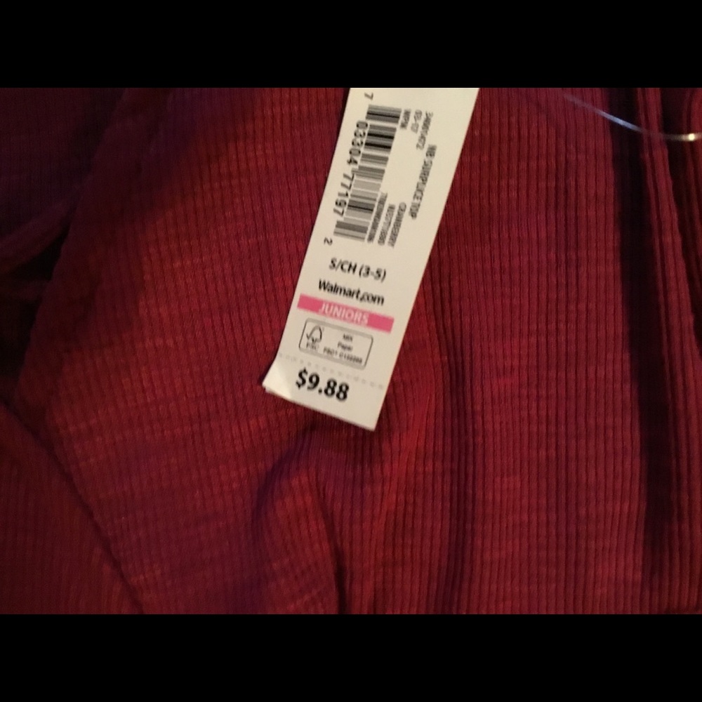 NWT No Boundaries pink violet top size Small - Picture 6 of 6